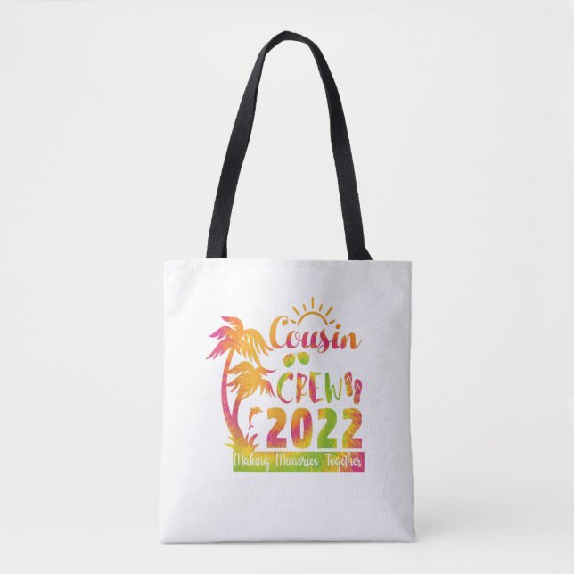 Bolsa Tote Cousin Crew 2022 Tie Dye (Frente)