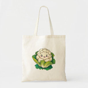 Bolsa Tote Couve-flor Kawaii