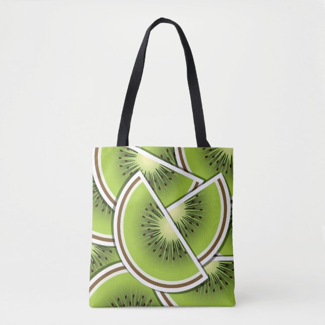 Bolsa Tote Couves de fruta de kiwi funky (Frente)