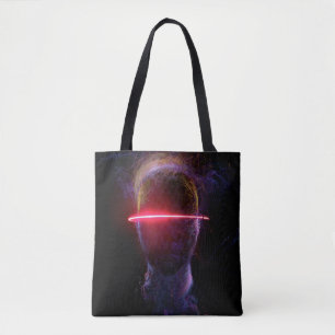 Bolsa Tote Cover black kaleidoscope abstract