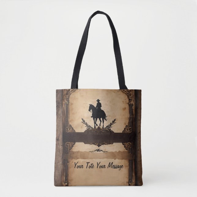 Bolsa Tote Cowboy Oeste Selvagem (Frente)
