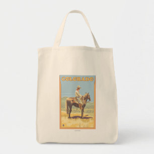 Bolsa Tote Cowboy (Side View)Colorado