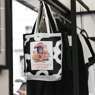 Bolsa Tote Cowgirl Rosa de Nashville Vamos Garotas Despedida