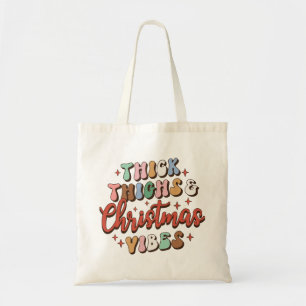 Bolsa Tote Coxas Espessas E Víblias De Natal
