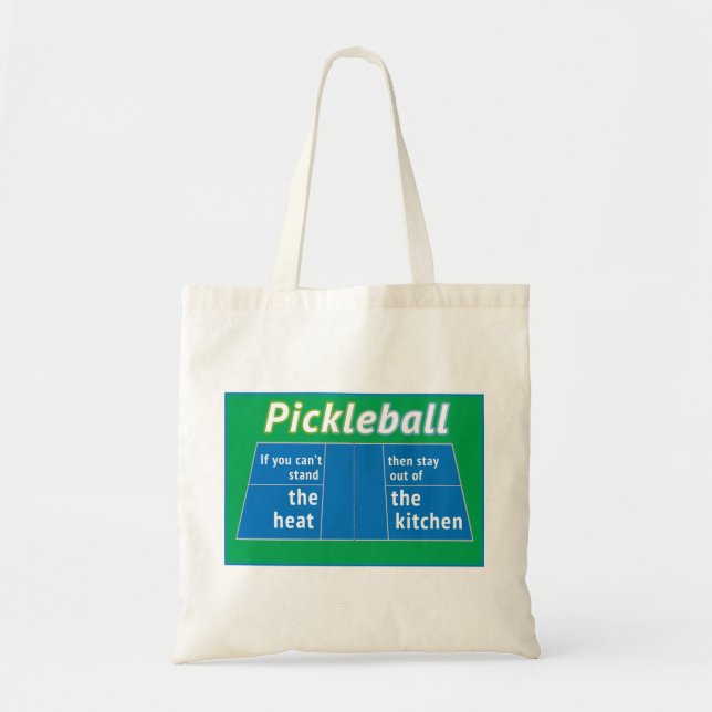 Bolsa Tote Cozinha de Calor de Pickleball (Frente)