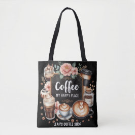 Bolsa Tote ☕ Cozinha de Coffeecore Personalizada Café Café Ca