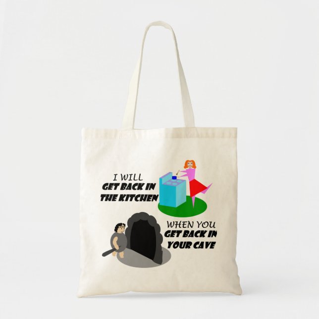 Bolsa Tote Cozinha e caverna (Frente)