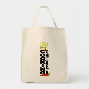 Bolsa Tote Cozinhar com saco de paixão