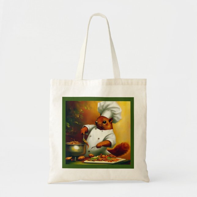 Bolsa Tote Cozinhar De Esquilo Agitar Fry (Frente)