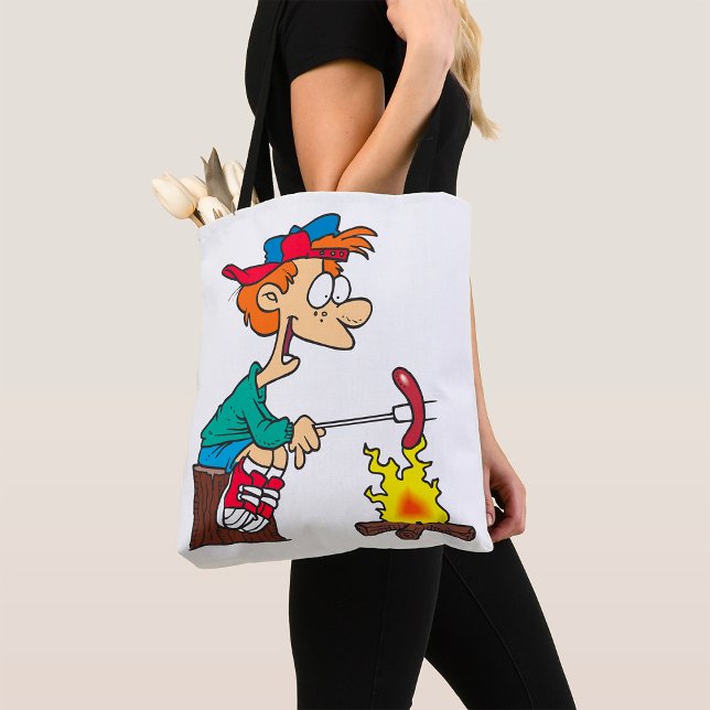 Bolsa Tote Cozinhar Em Um Fogo (Criador carregado)