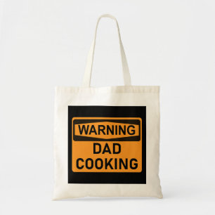 Bolsa Tote Cozinhar Engraçado Pai De Advertência Engraçado Pe