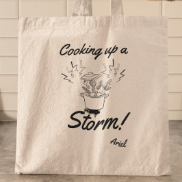 Bolsa Tote Cozinhar Personalizado Um Chef De Foodie Engraçado