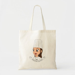 Bolsa Tote Cozinheiro chefe feito sob encomenda da menina