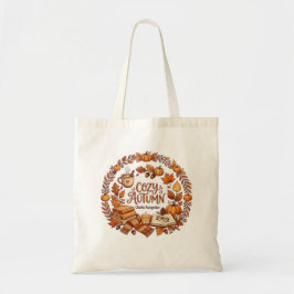 Bolsa Tote Cozy Autumn Wreath / Otoño Acogedor