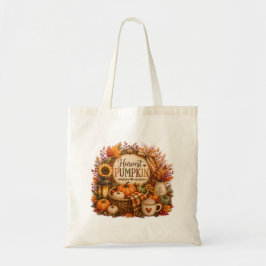 Bolsa Tote Cozy Harvest Pumpkin / Cosecha Acogedora