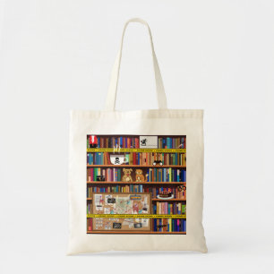 Bolsa Tote Cozy Mysteries Bookshelf
