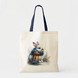 Bolsa Tote Cozy Winter Bunny Rabbit