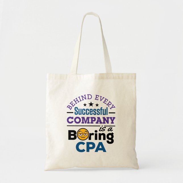 Bolsa Tote CPA Certified Public Accountants Bord CPA (Frente)