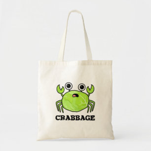 Bolsa Tote Crabbage Funny Cabbage Crab Pun