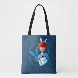 Bolsa Tote Crachá Azul Bunnyx