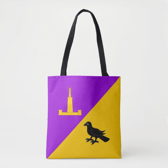 Bolsa Tote Crachá de Avonmore Populace (Frente)