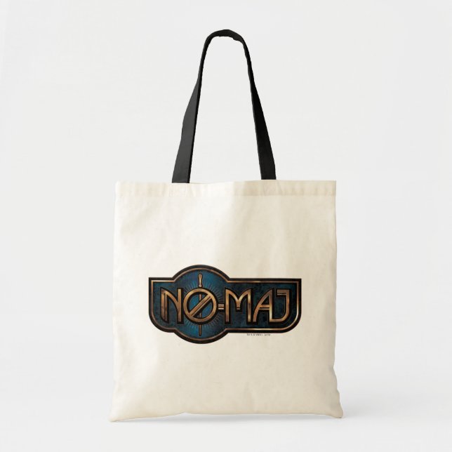 Bolsa Tote Crachá Dourado e Marble NO-MAJ™ (Frente)