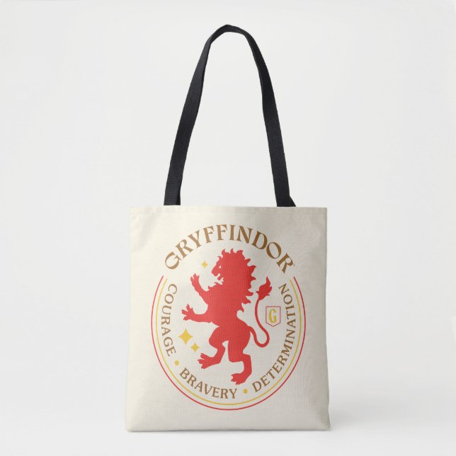 Bolsa Tote CRACHÁ GRYFFINDOR™ Red Lion House (Frente)