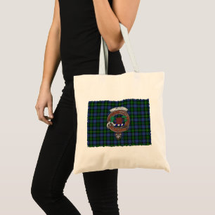 Bolsa Tote Crachá MacEwan/MacEwen Clan Tartan
