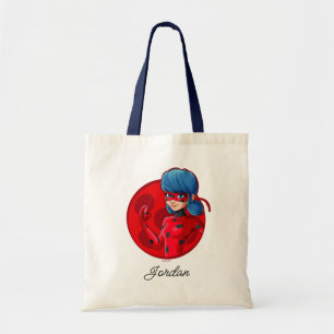 Bolsa Tote Crachá Vermelho Ladybug
