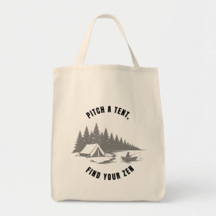 Bolsa Tote Crachá Zen Camper