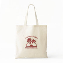 Cranberry Palms Tote Bag