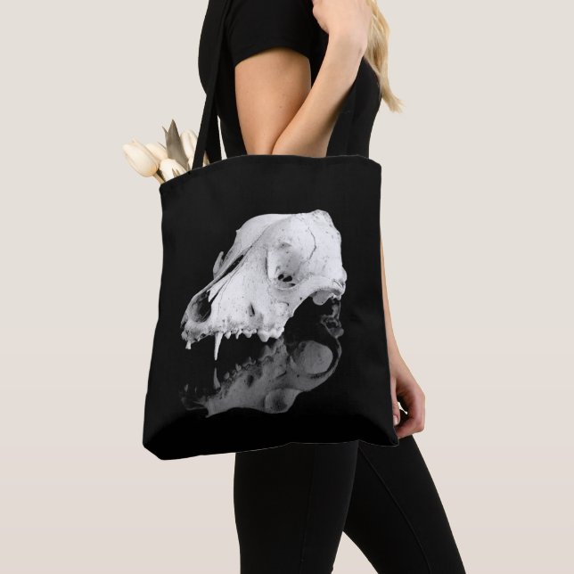 Bolsa Tote Crânio animal (Close Up)