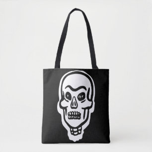 Bolsa Tote Crânio Clássico de Halloween