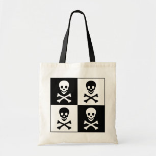 Bolsa Tote Crânio e Crossbones