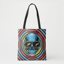 Bolsa Tote Crânio Funky Hipnótico 02