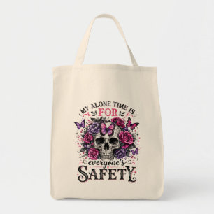 Bolsa Tote Crânio Humano