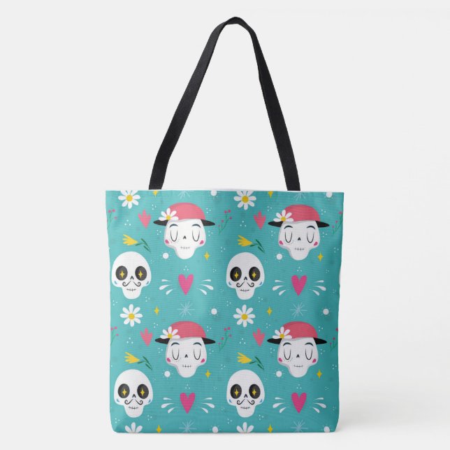 Bolsa Tote Crânios (Frente)