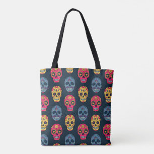 Bolsa Tote Crânios De Açúcar