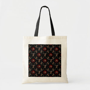 Bolsa Tote Crânios do pirata