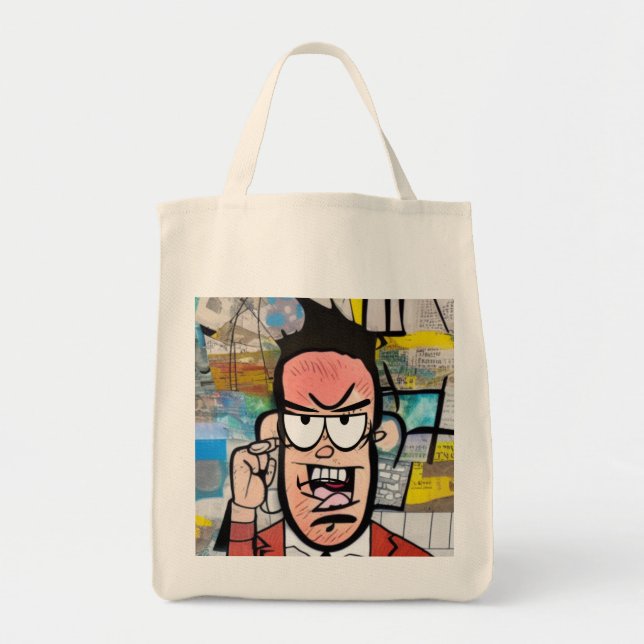 Bolsa Tote Cranky Man (Frente)