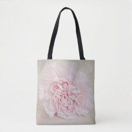 Bolsa Tote Cravo cor-de-rosa bonito toda sobre - imprima a
