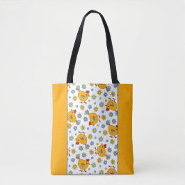 Bolsa Tote Cravo-da-índia e pombo-de-flor