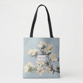 Bolsa Tote Cream Azalea Flores Monograma
