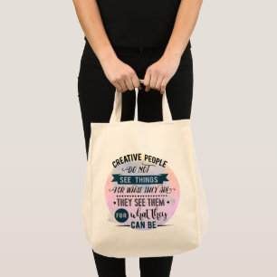 Bolsa Tote Creative Pessoas Cote Tote Bag