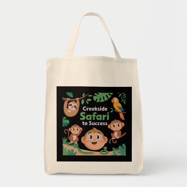Bolsa Tote Creekside Safari para Sucesso Design da Vida Selva (Frente)
