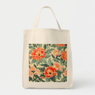 Bolsa Tote Cremage Peach Blossom Watercolor