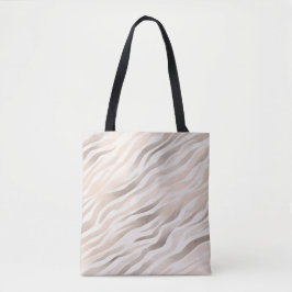 Bolsa Tote Creme-Zebra, cor-de-rosa