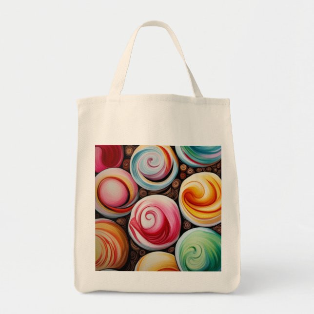 Bolsa Tote Cremy Swirls (Frente)