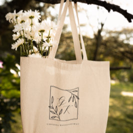 Bolsa Tote Crest Botânico | Monograma Atemporal
