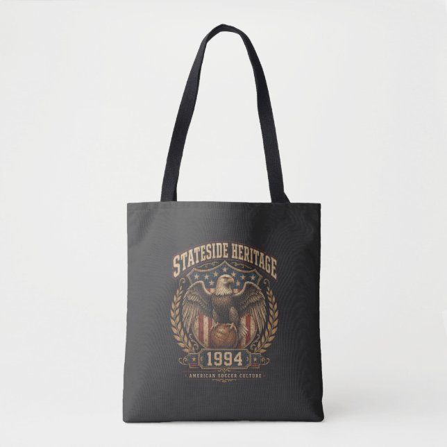 Bolsa Tote Crest do Futebol EUA Vintage 1994 (Frente)